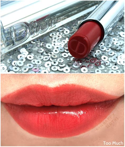 dior lipstick too much